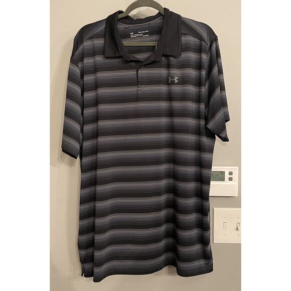Under‎ Armour Polo Shirt Heat Gear Loose Athletic Golf Active Casual Mens XXL - Picture 1 of 6